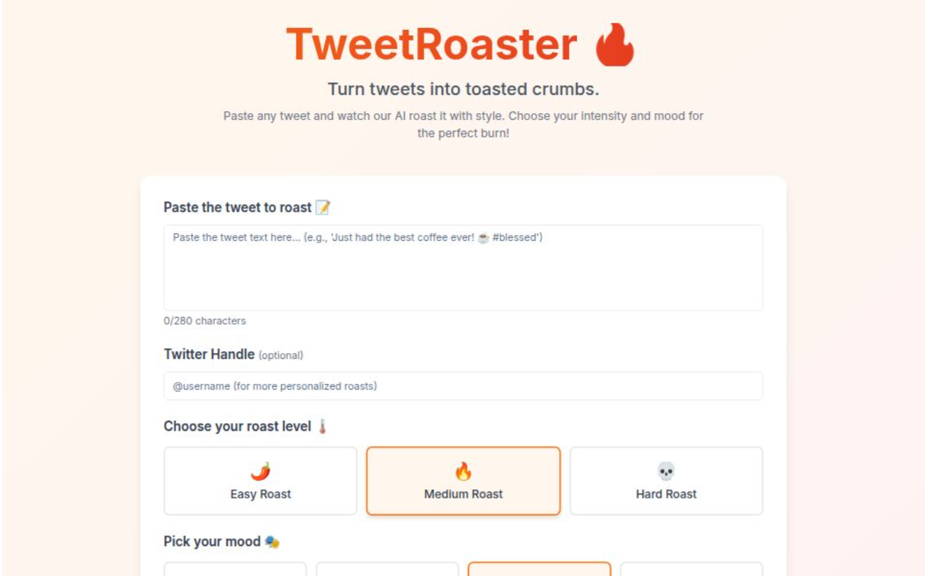TweetRoaster Preview